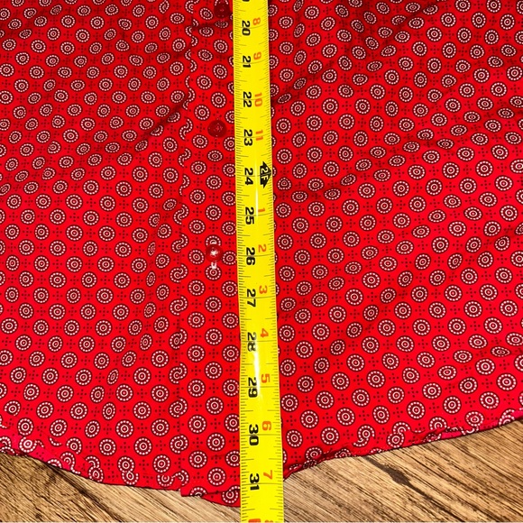 Cinch Shirt Mens Medium Red Bandana Western Rodeo - Picture 5 of 7